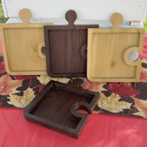 Solid Wood Puzzle Trays